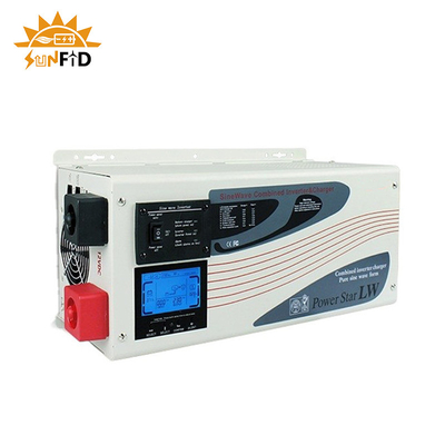 6000W gelijkstroom aan AC Zuivere de Machtsomschakelaar 24V 48V 120 240V van de Sinusgolf met LCD Vertoning