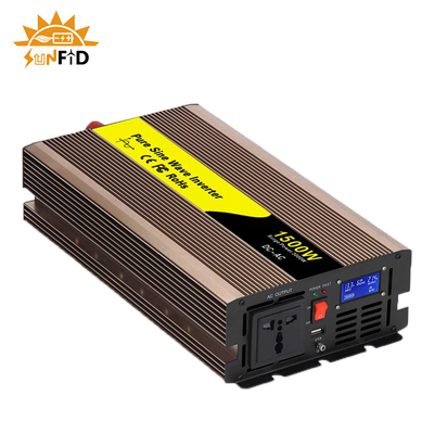 van de de Sinusgolf van 48V 1500W 12V de Zuivere Omschakelaar 24V 110V 220V