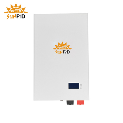van de het huisbatterij van 51.2V 100Ah LiFePO4 het Aan de muur bevestigde leven van de het reservesysteem lange cyclus