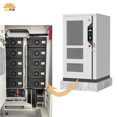 215 KWh Modulaire geïntegreerde batterij energieopslag systeem Zonne-systeem BESS Buiten