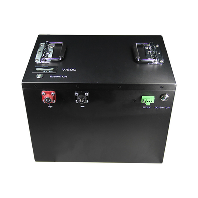 100Ah de Batterij van het 48 Voltlithium voor Golfkar 51.2v 200Ah Lifepo4 met Bms-Lader
