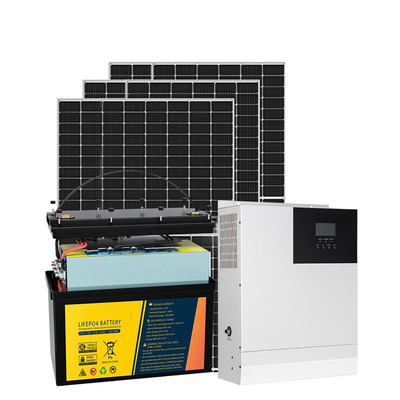 6KW 5KW van Systeem van de het Systeem Photovoltaic Zonnemacht van de Net Zonnemacht met Batterij