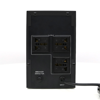 Van het LEIDENE de Batterij650va Enige Fase Vertonings6000mah UPS Lithium