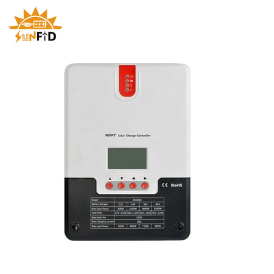van de het Lithiumbatterij 24V 48V LCD van 60A 12V Powerwall de Zonne-energiecontrolemechanisme TTL RS485 BT