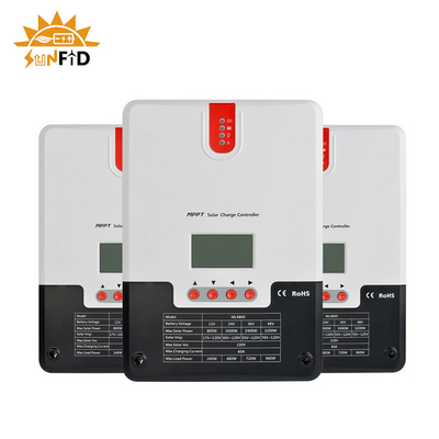 van de het Lithiumbatterij 24V 48V LCD van 60A 12V Powerwall de Zonne-energiecontrolemechanisme TTL RS485 BT