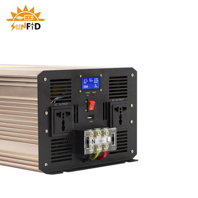 Gelijkstroom aan AC van de de Golfmacht van de 5000 Watts de Zuivere Sinus Omschakelaar 12V 24V 48V