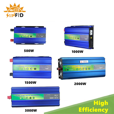 van de de Sinusgolf van 2000W 12V 24V Zuivere de Machtsomschakelaar 48V gelijkstroom aan AC 110V 220V