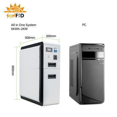 1kw het woonsysteem 2kw 2.5kwh van de Energieopslag van het Systeem van de Netbatterij