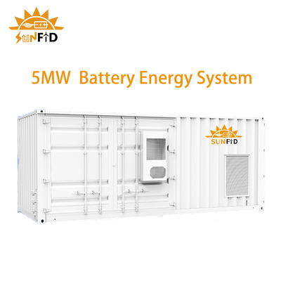 5MWH 30Ft Container Commercieel Solar Battery Storage System BESS