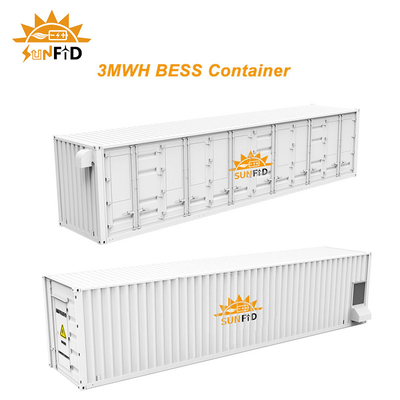 3MWH 20Ft Container Energieopslagsysteem, BESS Commercieel Batterijopslagsysteem