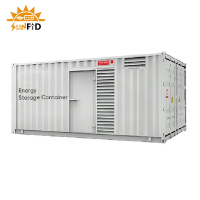 1000 van de de Batterijopslag van 1500Kwh Commerciële Zonnesystemen 2000 de Container van 2500Kwh 20FT 40FT