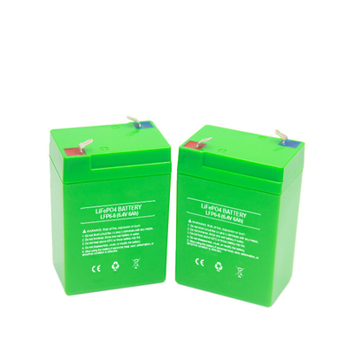 LifePO4 SLA-van de de Cyclusmacht van de Vervangingsbatterij 6.4V 6Ah Diepe de Motorfietslifepo4 Batterij