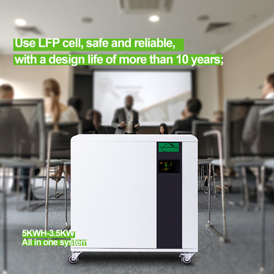 7.5KWH het woonsysteem 5KWH van de Energieopslag allen in Één Lithiumbatterijen