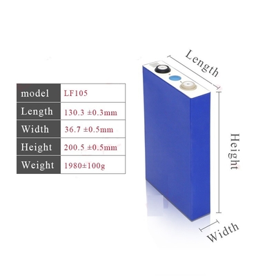 van de Batterijcel de Navulbare Li van 105Ah Lifepo4 ionenbatterijen