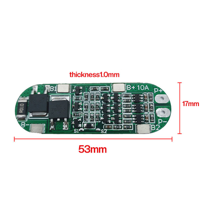 Pylontech 18650 Lithiumbatterij Bms 3s 12V 10amp 11.1V Lifeo4