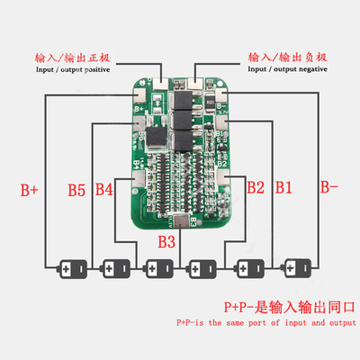 Slimme Lifepo4-Lithiumbatterij BMS 120ah 6s Lifepo4 200ah 5a 10a voor LFP