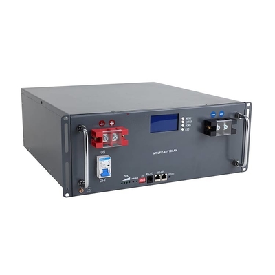 100Ah van het de Batterij48v Fosfaat Lifepo4 van het telecommunicatielithium de Batterijpak met LCD het Scherm