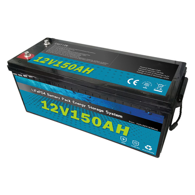 Lifepo4 Vrije tijdsbatterijen voor het Systeem van de de Zonne-energieopslag van Kampeerautobestelwagens 12V 150AH rv
