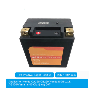 Het Lithiumbatterij van 4AH 12V op Motorfiets met BMS Starter Stop Batteries